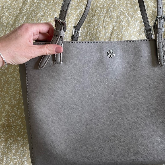 TORY BURCH Saffiano Leather Tote - Picture 6 of 14